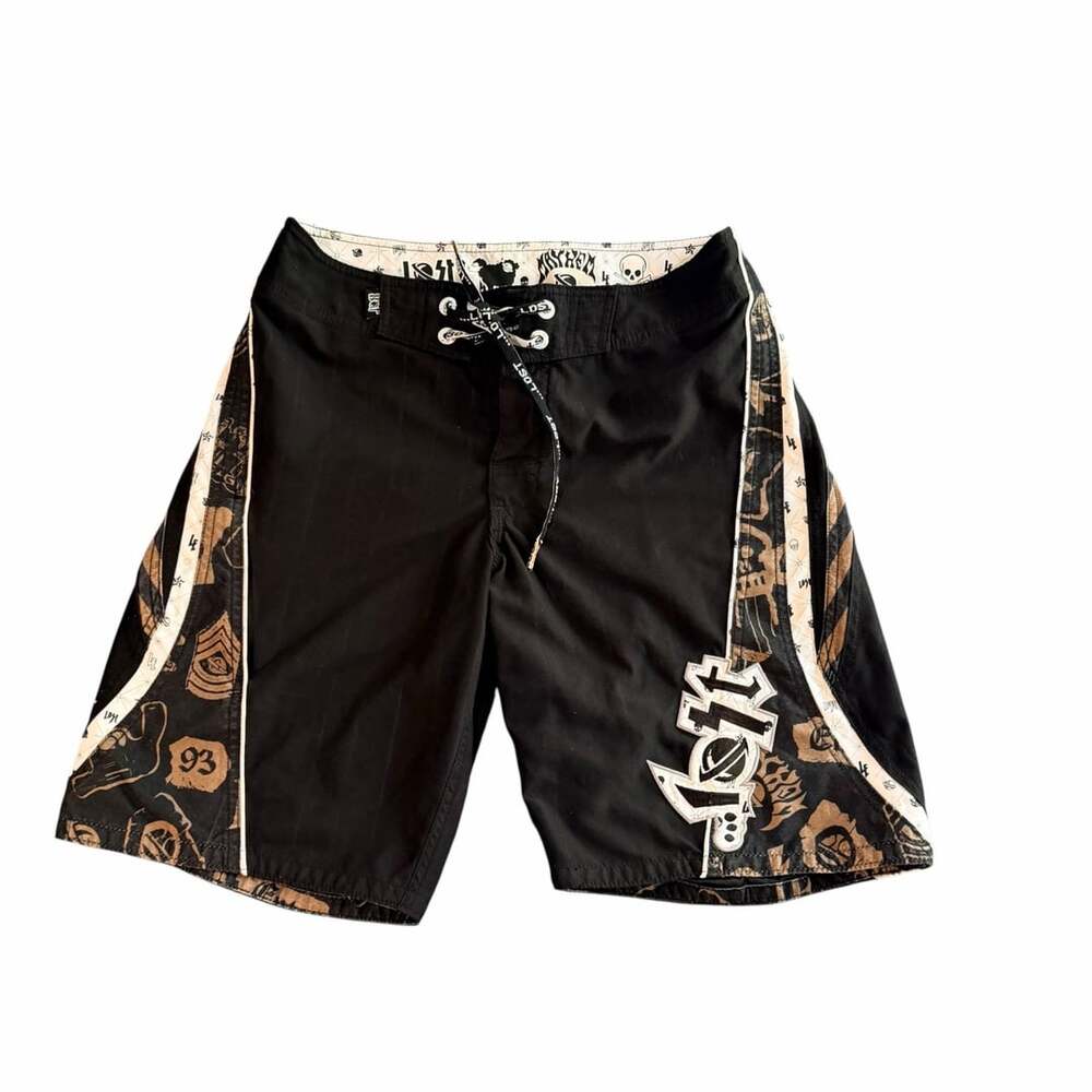 Lost Enterprises Boardshorts Size 28 Black Mayhem Surf Shorts